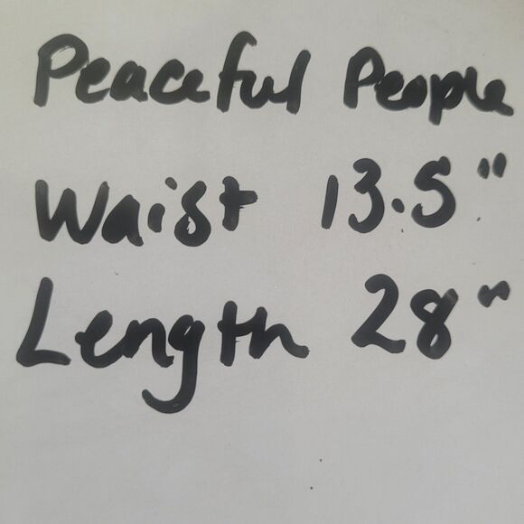 Peaceful People Botanical Leaf Print Midi Skirt Women's Large Purple Rayon Boho - Picture 7 of 7